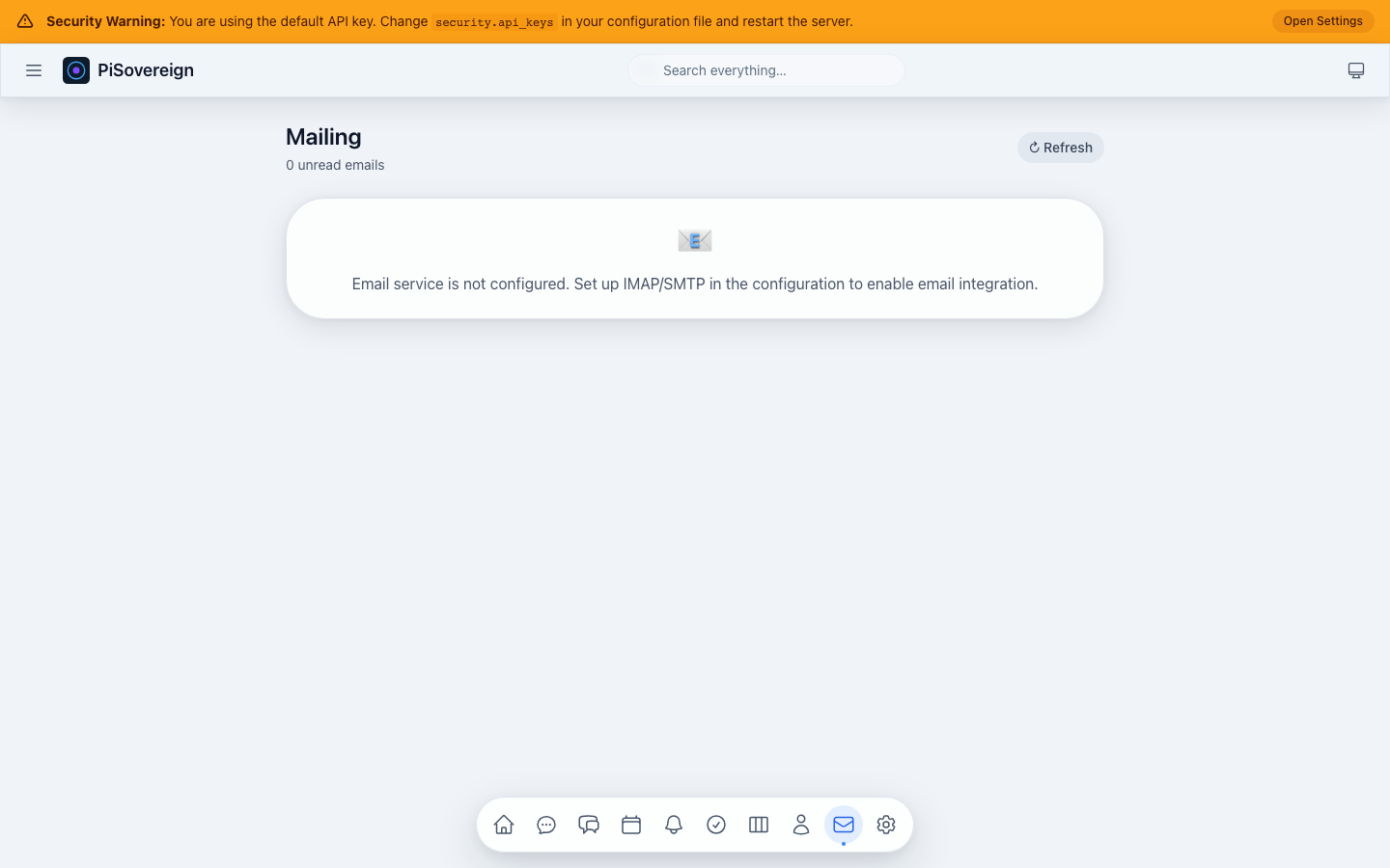 Mailing email expanded